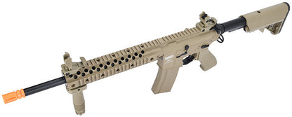 Lancer Tactical ProLine Series M4 EVO Airsoft AEG Rifle, High FPS, Tan