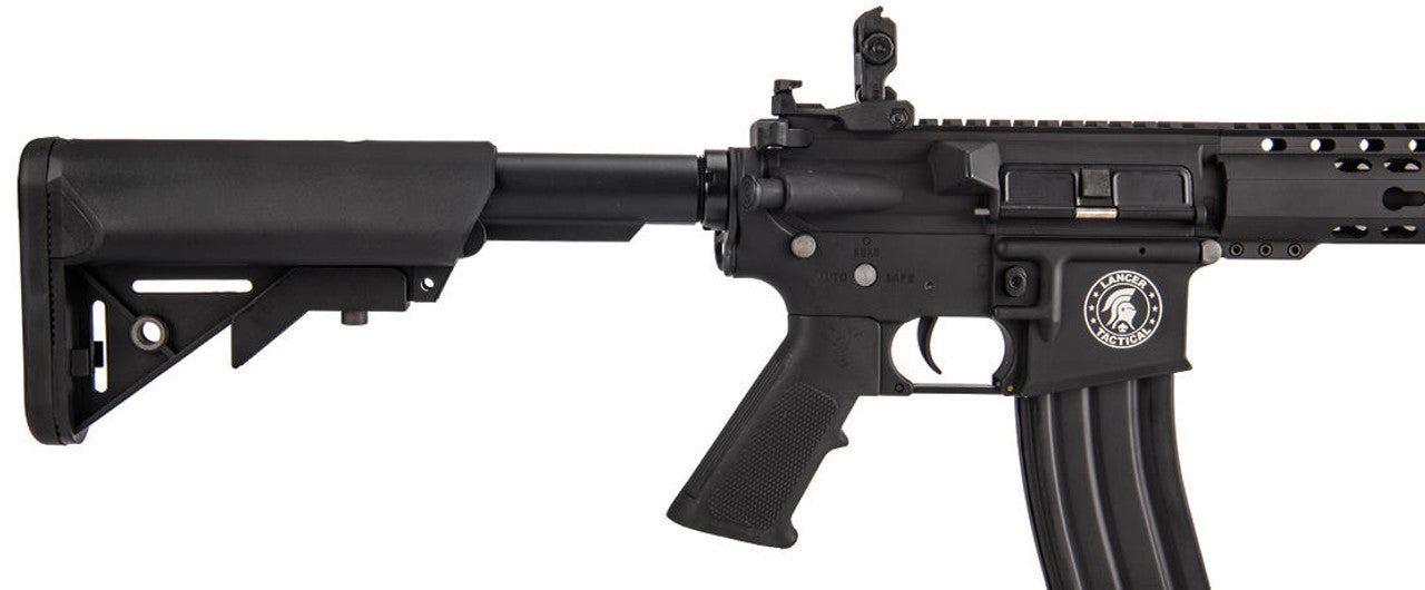Lancer Tactical Gen 2 Airsoft M4 Carbine 10" AEG Airsoft Rifle, Black