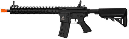 Lancer Tactical M4 Carbine Airsoft AEG Rifle, Black