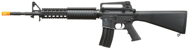 Lancer Tactical M4 Gen 2 Metal Front Rail AEG Airsoft Rifle, Black
