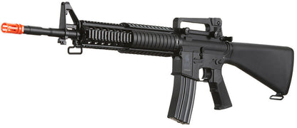 Lancer Tactical M4 Gen 2 Metal Front Rail AEG Airsoft Rifle, Black