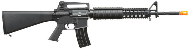 Lancer Tactical M4 Gen 2 Metal Front Rail AEG Airsoft Rifle, Black