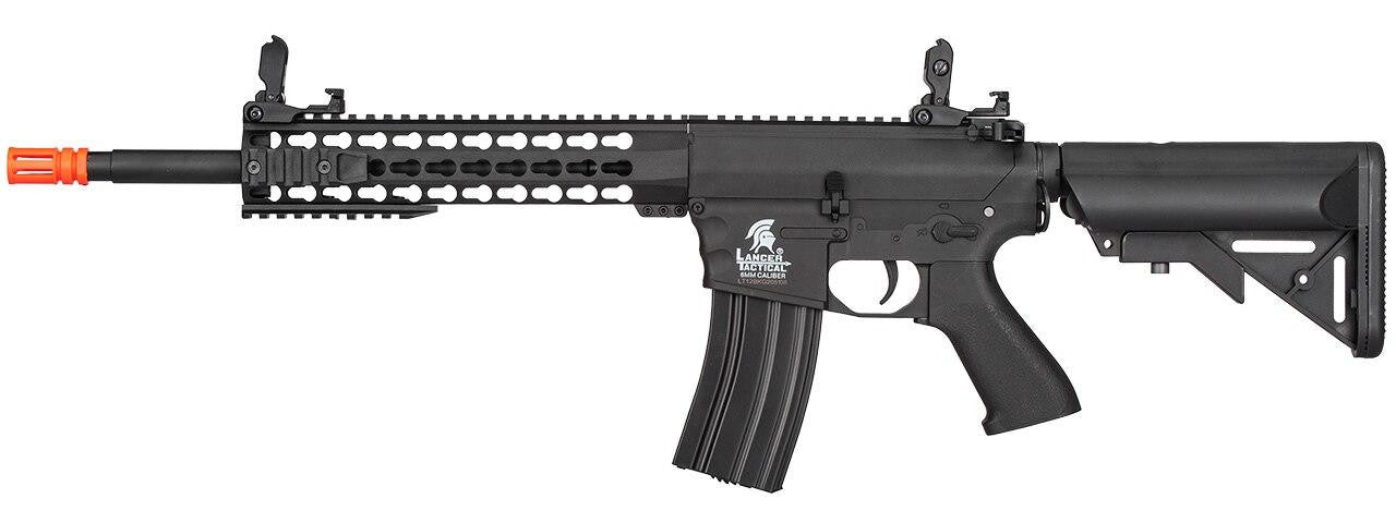 Lancer Tactical M4 Keymod EVO Airsoft Rifle, Black