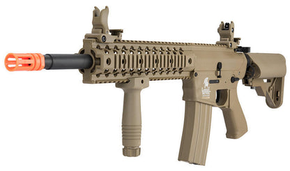 Lancer Tactical M4 RIS Carbine Gen 2 Airsoft Rifle, Tan