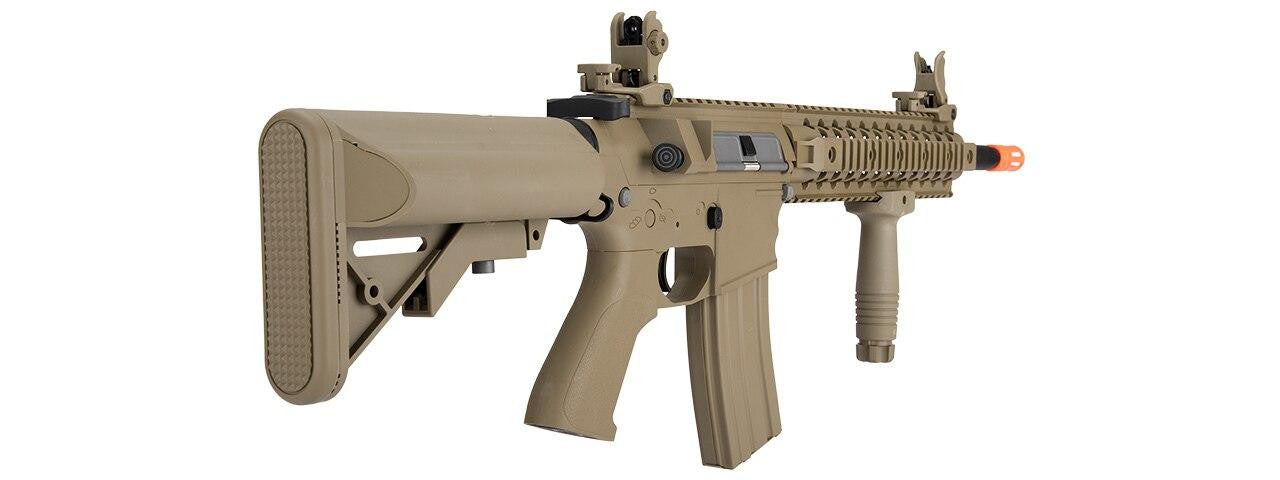 Lancer Tactical M4 RIS EVO Gen 2 Low FPS Battle Rifle Airsoft AEG, Tan