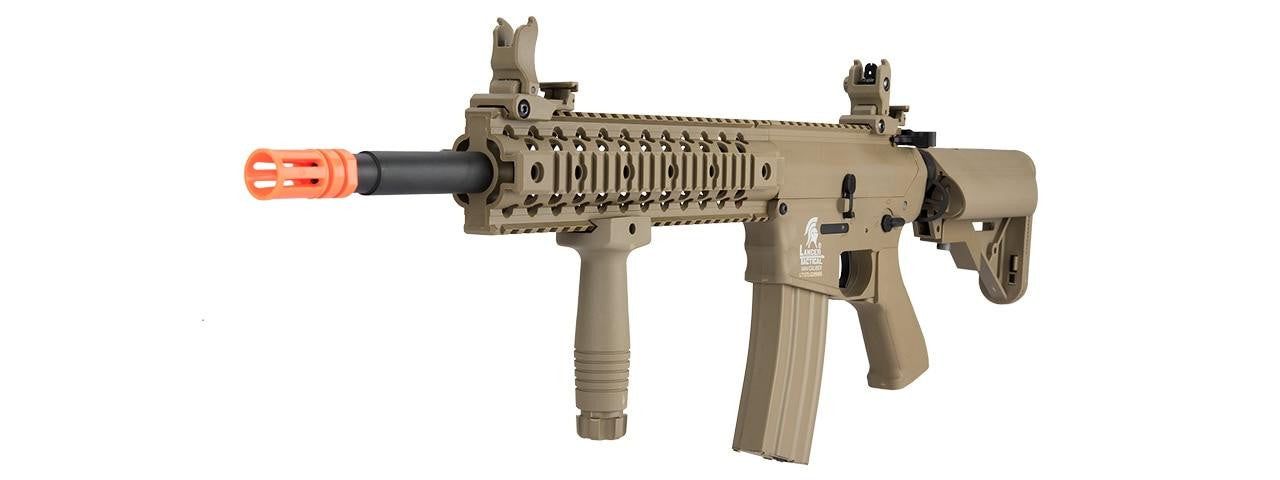 Lancer Tactical M4 RIS EVO Gen 2 Low FPS Battle Rifle Airsoft AEG, Tan