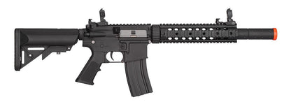 Lancer Tactical M4 SD Gen 2 AEG Airsoft Rifle, Black