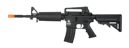 Lancer Tactical M4A1 Carbine Combat Ready AEG Gen 2 Airsoft Rifle, Black