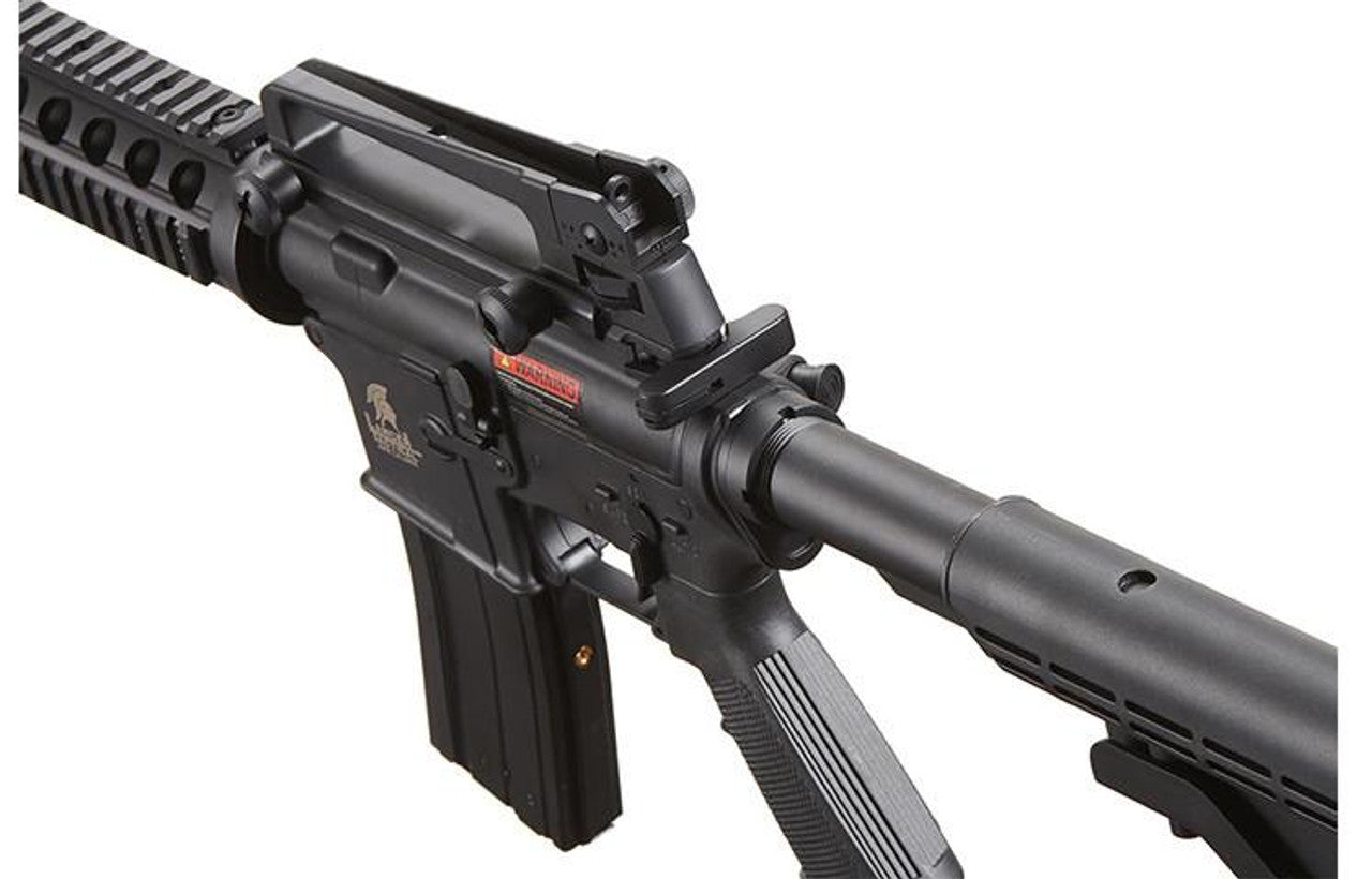 Lancer Tactical M4A1 RIS Full Metal GBB Airsoft Rifle, Black