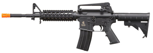 Lancer Tactical M4A1 RIS Full Metal GBB Airsoft Rifle, Black