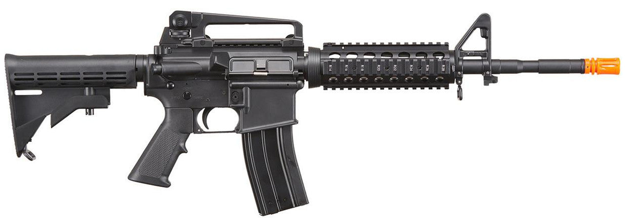 Lancer Tactical M4A1 RIS Full Metal GBB Airsoft Rifle, Black