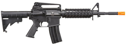 Lancer Tactical M4A1 RIS Full Metal GBB Airsoft Rifle, Black