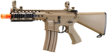 Lancer Tactical Proline 7" KeyMod Airsoft AEG Rifle w/ Stubby Stock, Tan