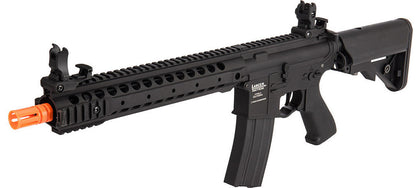 Lancer Tactical ProLine Series 12" M4 High FPS Airsoft AEG Rifle, Black