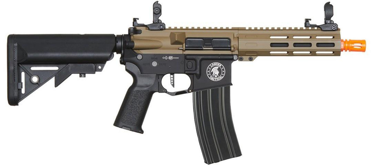 Lancer Tactical Viking 7" M-LOK Proline Series M4 Airsoft Rifle, Two-Tone
