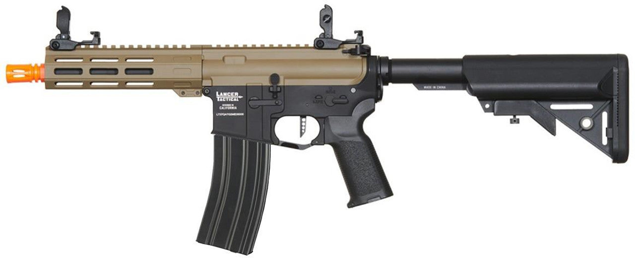 Lancer Tactical Viking 7" M-LOK Proline Series M4 Airsoft Rifle, Two-Tone