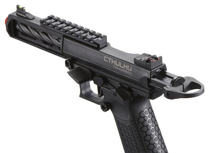 Lancer Tactical x Tandemkross CTHULHU Gas Blow Back Airsoft Pistol, Black