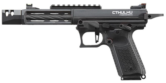 Lancer Tactical x Tandemkross CTHULHU Gas Blow Back Airsoft Pistol, Black
