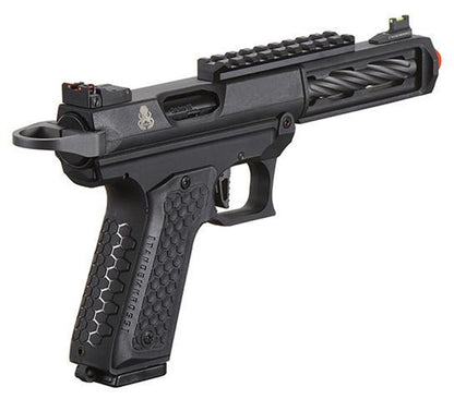 Lancer Tactical x Tandemkross CTHULHU Gas Blow Back Airsoft Pistol, Black