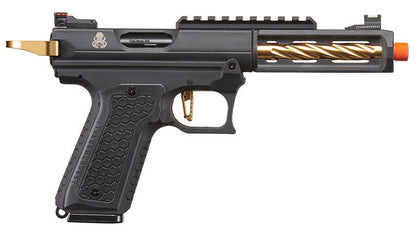 Lancer Tactical x Tandemkross CTHULHU Gas Blow Back Airsoft Pistol, Black/Gold