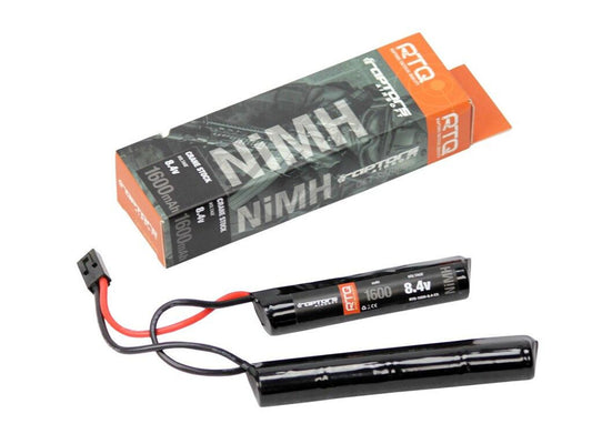 Raptors Airsoft RTQ NiMH Crane Stock 1600mah 8.4v Nunchuck Battery