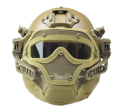 RTQ G4 System PJ Helmet & Full Mask, FDE/Tan
