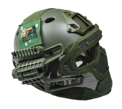 RTQ G4 System PJ Helmet & Full Mask, OD Green