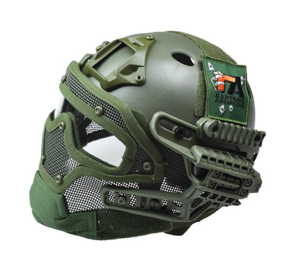 RTQ G4 System PJ Helmet & Full Mask, OD Green