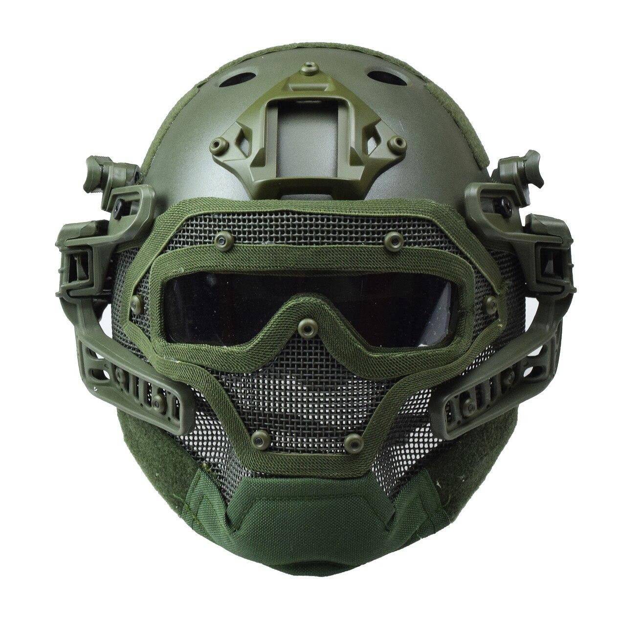 RTQ G4 System PJ Helmet & Full Mask, OD Green
