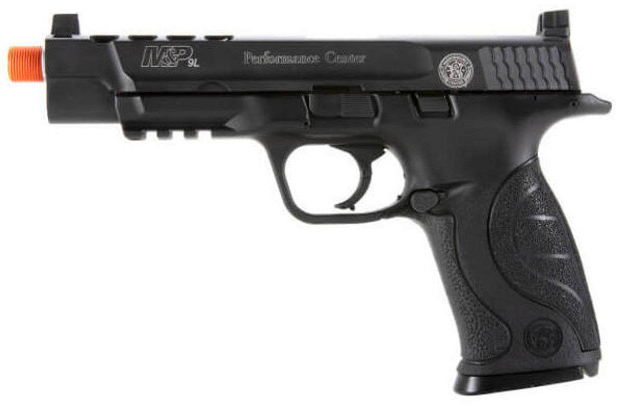 S&W M&P9L Performance Center CO2 Blowback Airsoft Pistol, Black
