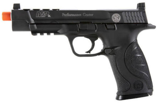 S&W M&P9L Performance Center CO2 Blowback Airsoft Pistol, Black