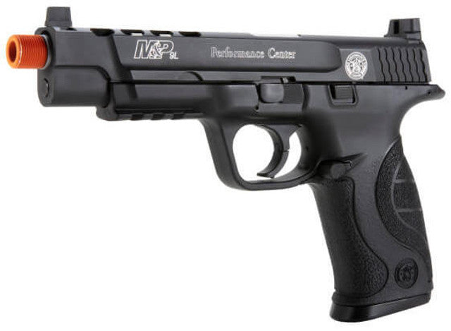 S&W M&P9L Performance Center CO2 Blowback Airsoft Pistol, Black