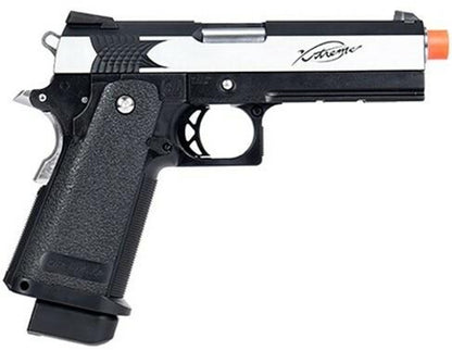 Tokyo Marui Hi-Capa XTreme .45 Style Full Auto Gas Blowback Airsoft Pistol, Black