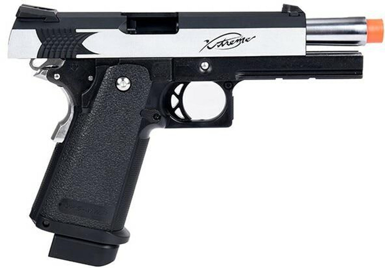 Tokyo Marui Hi-Capa XTreme .45 Style Full Auto Gas Blowback Airsoft Pistol, Black