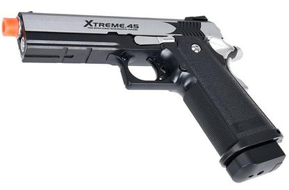 Tokyo Marui Hi-Capa XTreme .45 Style Full Auto Gas Blowback Airsoft Pistol, Black