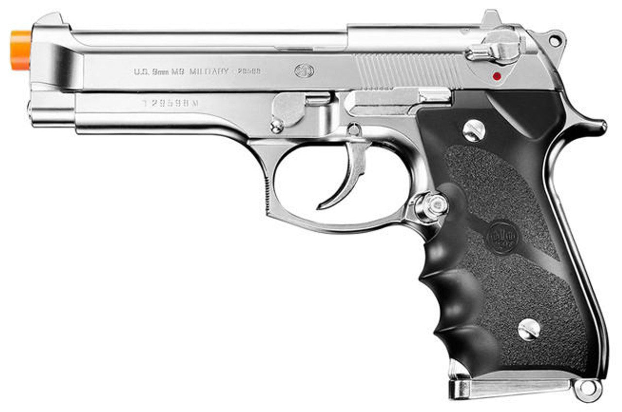 Tokyo Marui M92F Chrome Stainless Finishing Airsoft Gas Blowback Pistol, Chrome