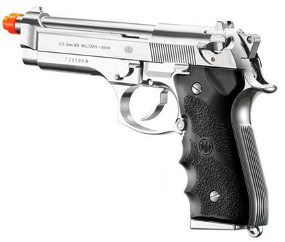 Tokyo Marui M92F Chrome Stainless Finishing Airsoft Gas Blowback Pistol, Chrome