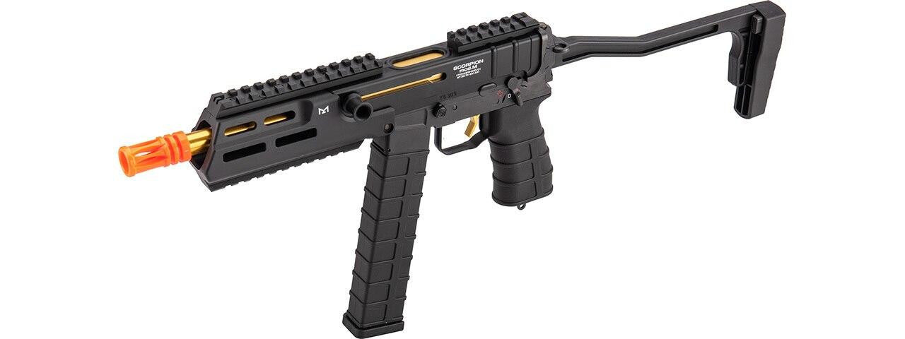 Tokyo Marui Scorpion MOD M Airsoft Submachine Gun, Black