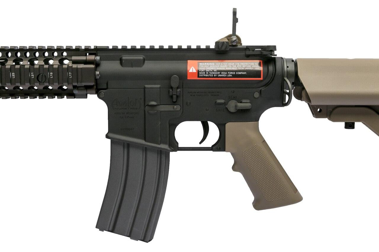 VFC Avalon MK18 Carbine AEG Airsoft Rifle, Black / Tan