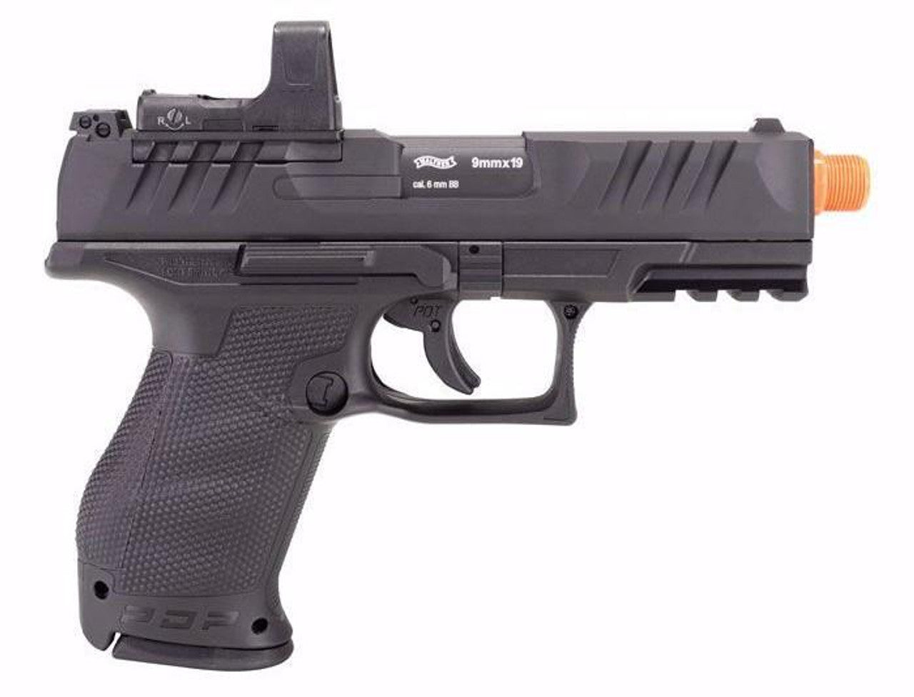Walther PDP Compact FS Gas Powered NBB Airsoft Pistol w Optic, Black