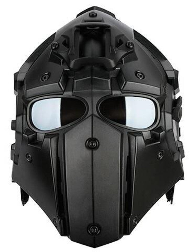 WoSport Tactical Helmet w/ NVG Shroud & Transfer Base, Black
